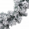 Świąteczna girlanda z lampkami LED, zielona, 20 m, PVC