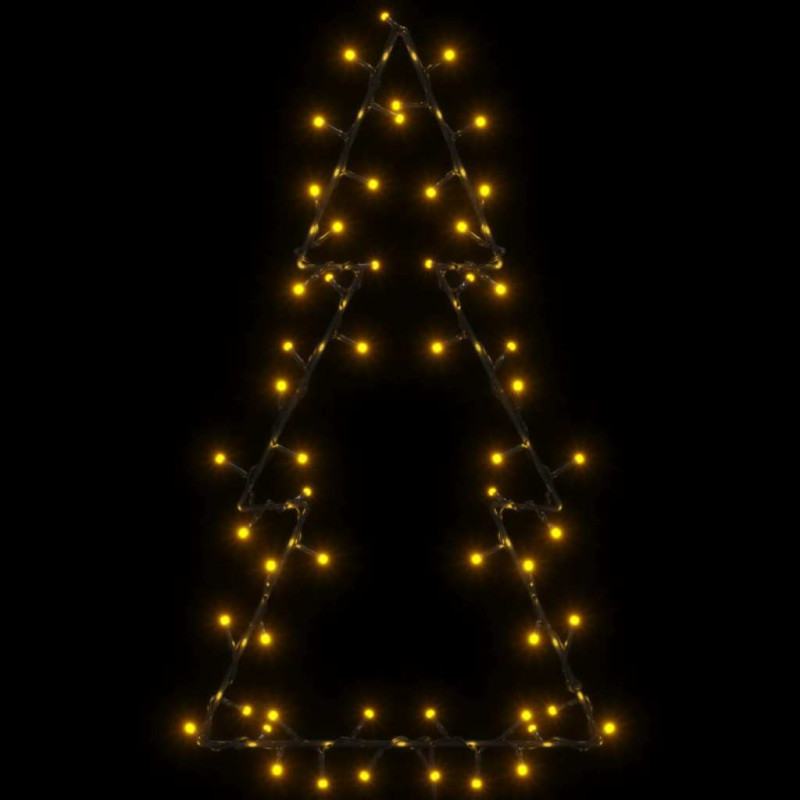 Lampki świąteczne choinka sylwetka, 80 LED