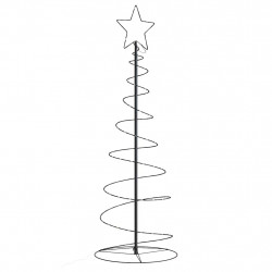 Stożkowa choinka z lampek, 100 ciepłych białych LED, 150 cm