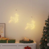 Lampki świąteczne sylwetka renifera, 2 szt., 35 LED