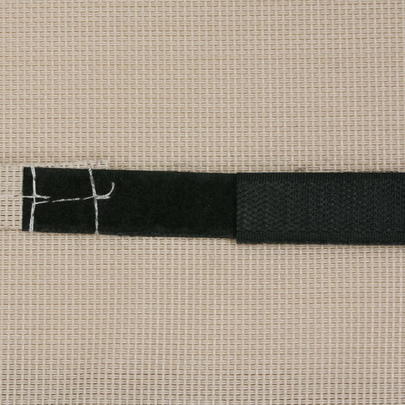 Poduszka zagłówek na krzesło, kremowa, 40x7,5x15 cm, textilene