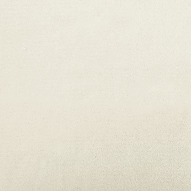 Sofa 3-osobowa, kremowa, 180 cm, tapicerowana aksamit