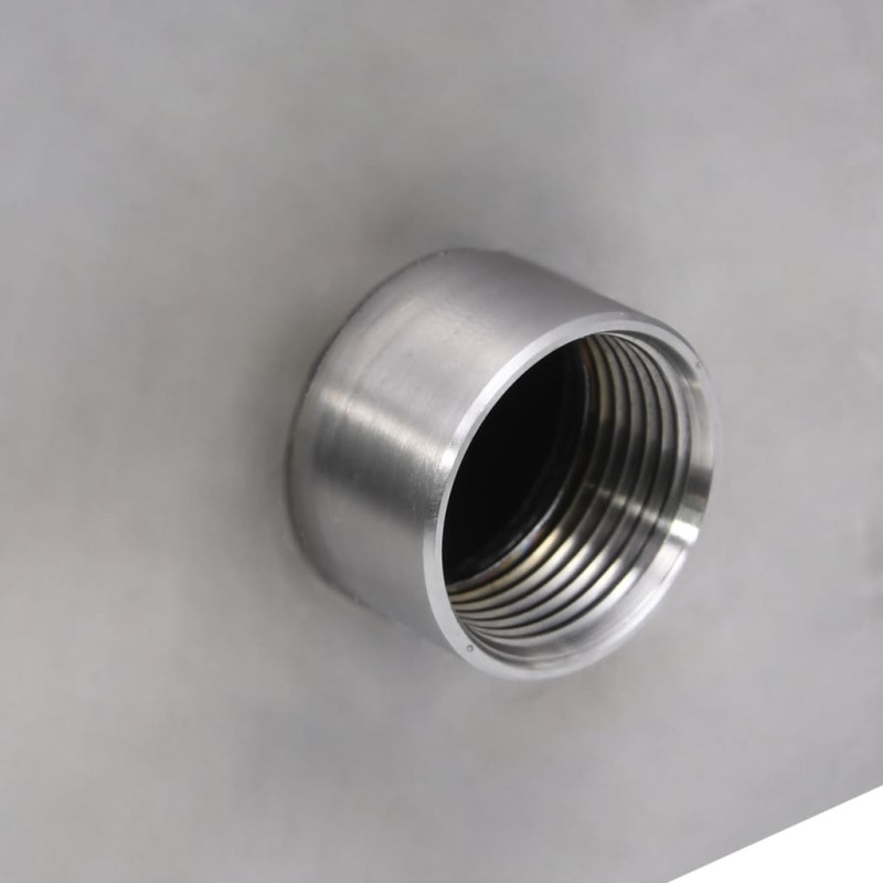 Fontanna basenowa, srebrna, 45x26x13 cm, stal nierdzewna