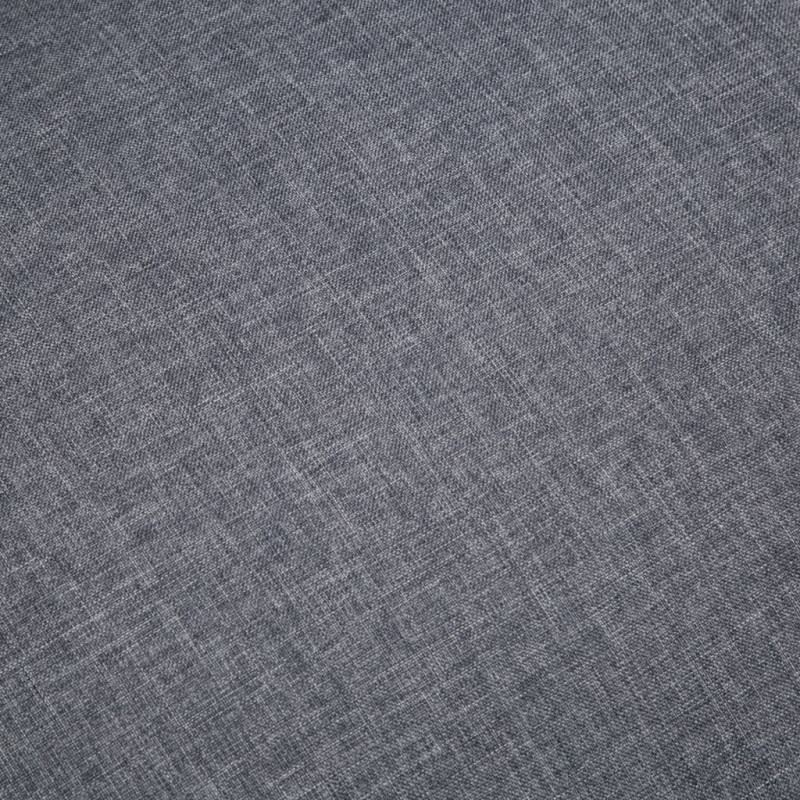 Sofa 2-osobowa tapicerowana materiałem, ciemnoszara