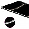 Ręcznie zwijana markiza z LED, 300 x 250 cm, antracytowa