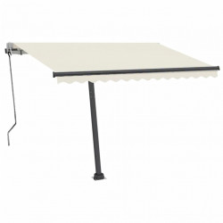 Automatycznie zwijana markiza, LED i czujnik wiatru, 300x250 cm