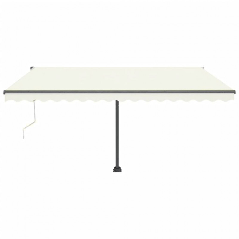 Automatycznie zwijana markiza, LED i czujnik wiatru, 400x300 cm
