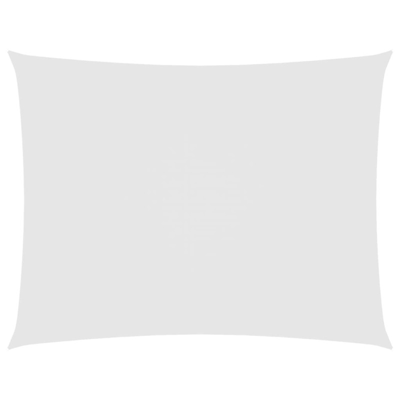 Prostokątny żagiel ogrodowy, tkanina Oxford, 5x7 m, biały