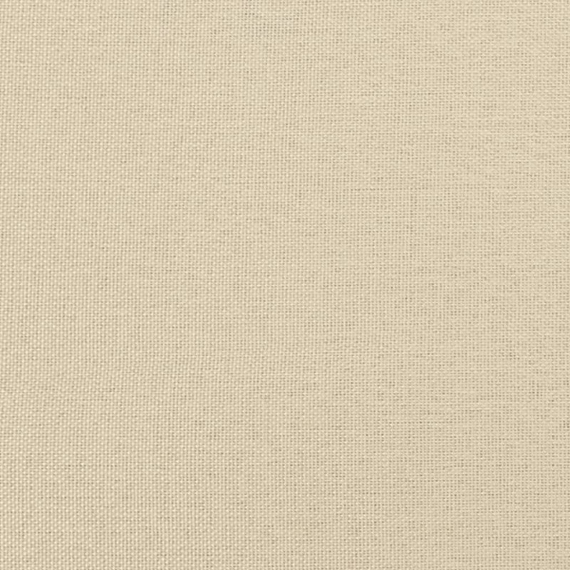 Fotel z podnóżkiem, kremowy, 60 cm, obity tkaniną