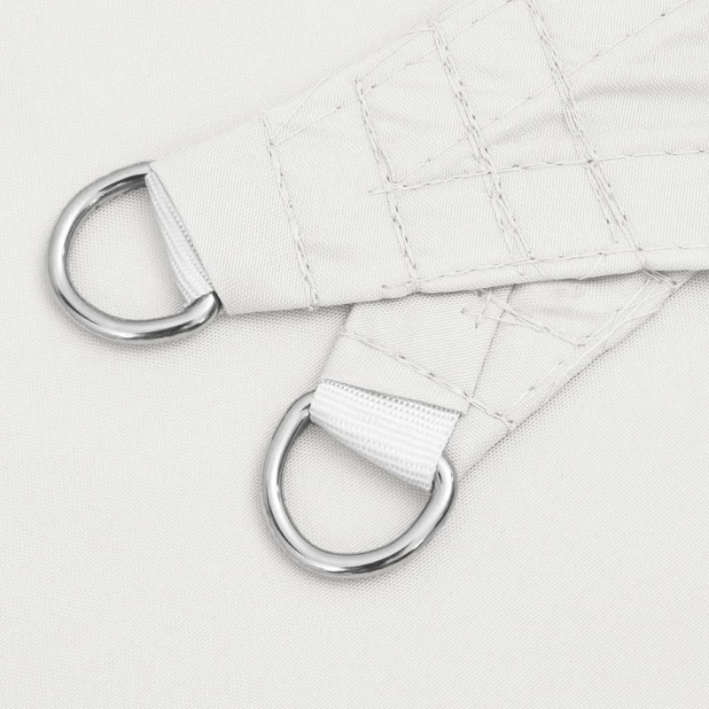 Prostokątny żagiel ogrodowy, tkanina Oxford, 5x7 m, biały