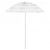 Parasol plażowy w hawajskim stylu, biały, 180 cm