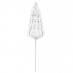 Parasol plażowy w hawajskim stylu, biały, 180 cm