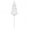 Parasol plażowy w hawajskim stylu, biały, 180 cm