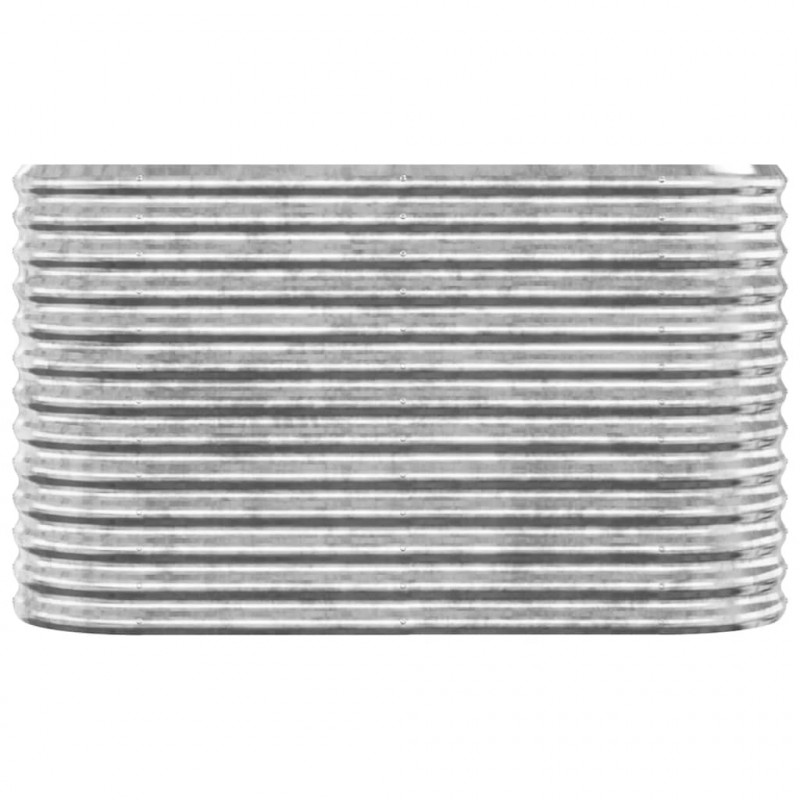 Podwyższona donica, malowana proszkowo stal 114x40x68 cm