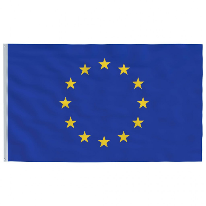 Flaga Unii Europejskiej z masztem, 5,55 m, aluminium