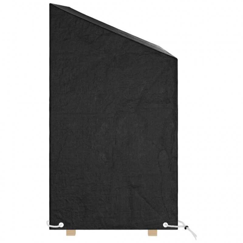 Pokrowce na ławki ogrodowe, 2 szt, 8 oczek, 130x70x70/88 cm, PE
