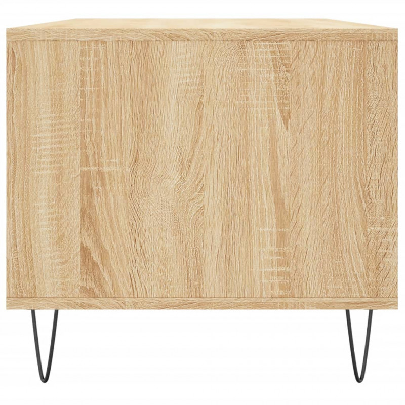 Stolik kawowy, dąb sonoma 90x49x45 cm, materiał drewnopochodny