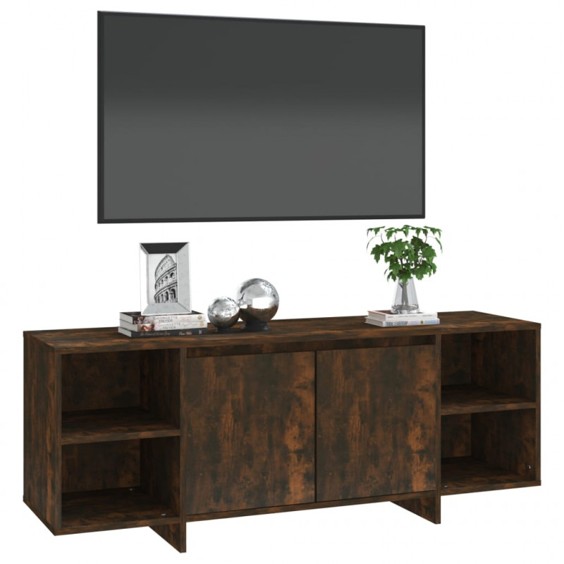 Szafka pod TV, przydymiony dąb, 130x35x50 cm