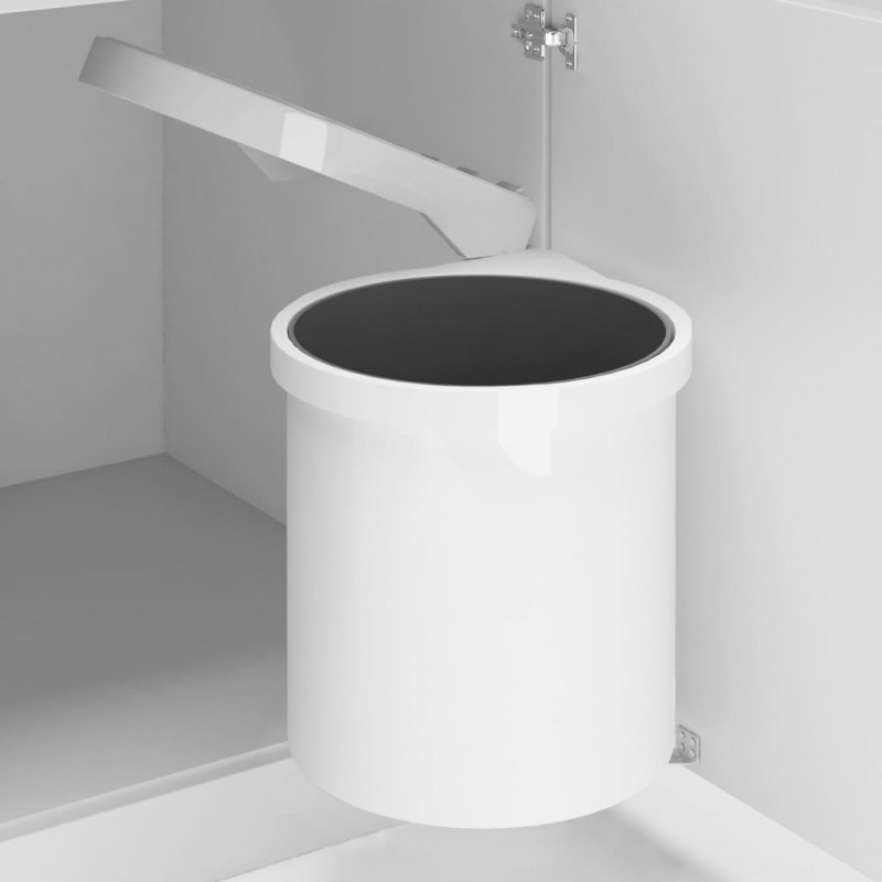 Kosz na śmieci do zabudowy, plastikowy, 8 L