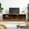 Szafka pod TV, przydymiony dąb, 150x30x44,5 cm