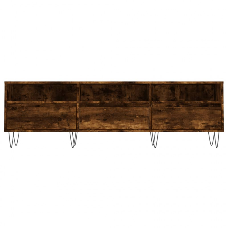 Szafka pod TV, przydymiony dąb, 150x30x44,5 cm