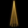 Choinka do montażu na maszcie, 732 ciepłych białych LED, 500 cm
