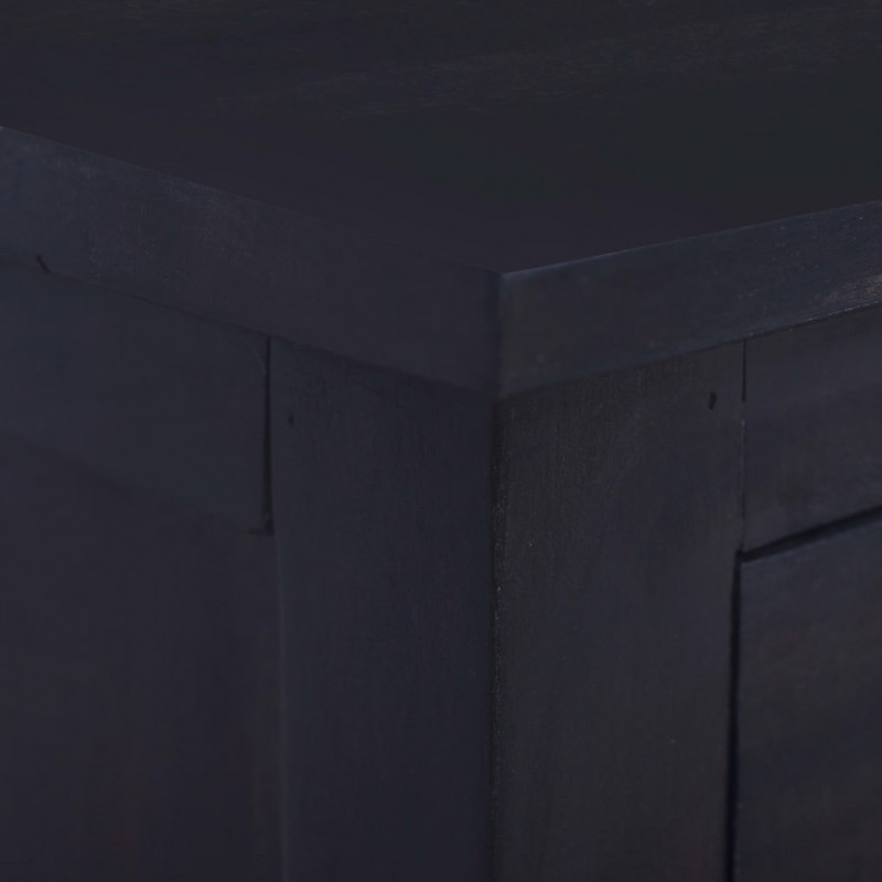 Szafka TV, jasna kawa czarna, 100x30x45 cm, drewno mahoniowe