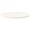 Blat stołu, biały, 60x30x2,5 cm, lite drewno sosnowe, owalny