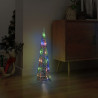 Stożek dekoracyjny, akrylowy, kolorowy, LED, 60 cm