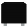Szafka pod TV, czarna, 140x40,5x35 cm, materiał drewnopochodny
