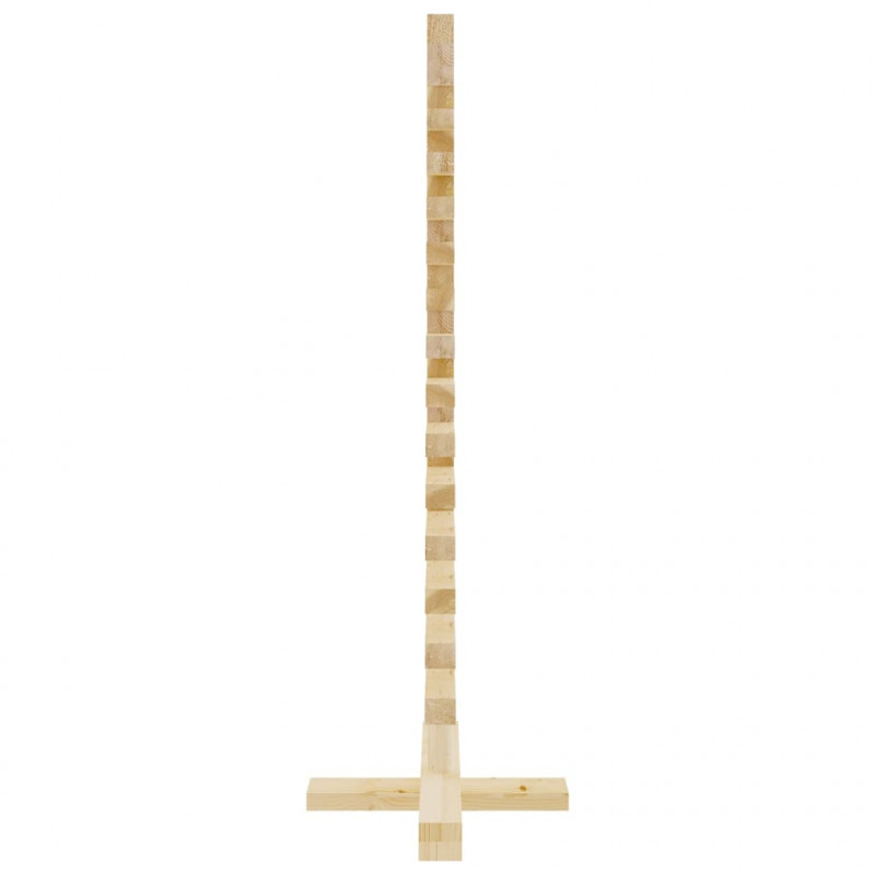 Drewniana choinka do udekorowania, 90 cm, lite drewno sosnowe