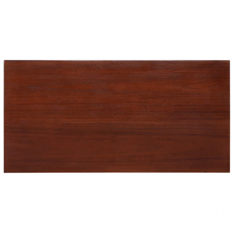 Szafka boczna, brązowa, 60x30x75 cm, lite drewno mahoniowe