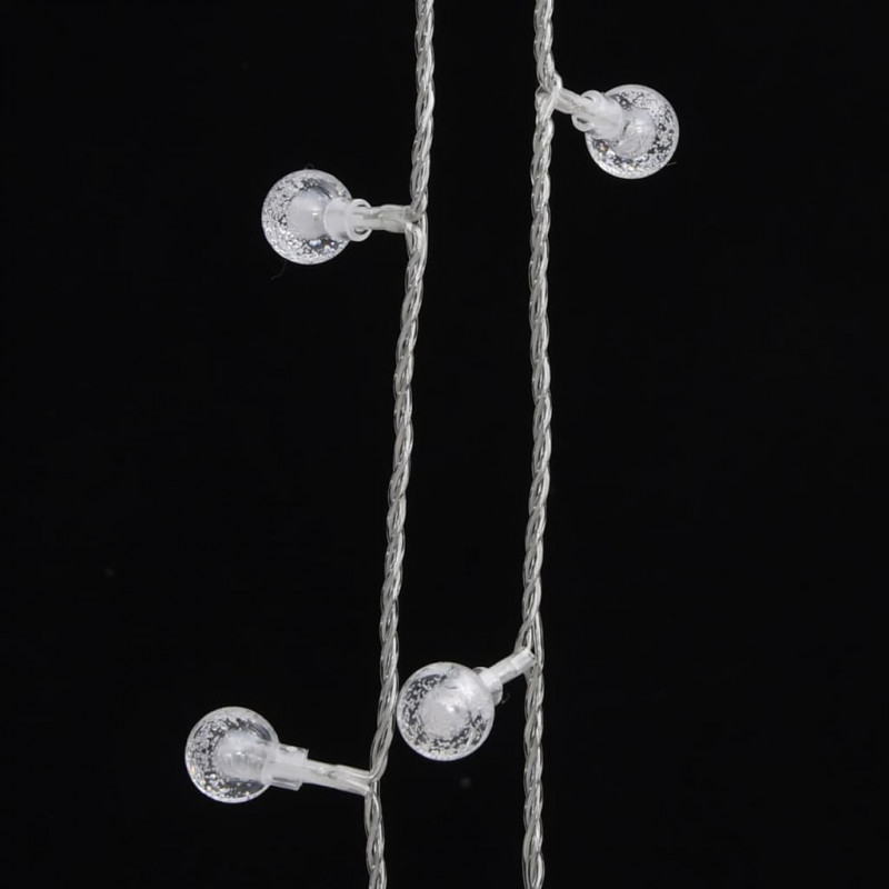 Lampki świąteczne, 20 m, 200 diod LED, ciepła biel, 8 funkcji