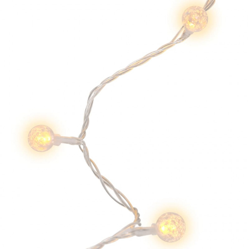Lampki świąteczne, 20 m, 200 diod LED, ciepła biel, 8 funkcji