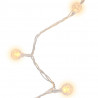 Lampki świąteczne, 20 m, 200 diod LED, ciepła biel, 8 funkcji