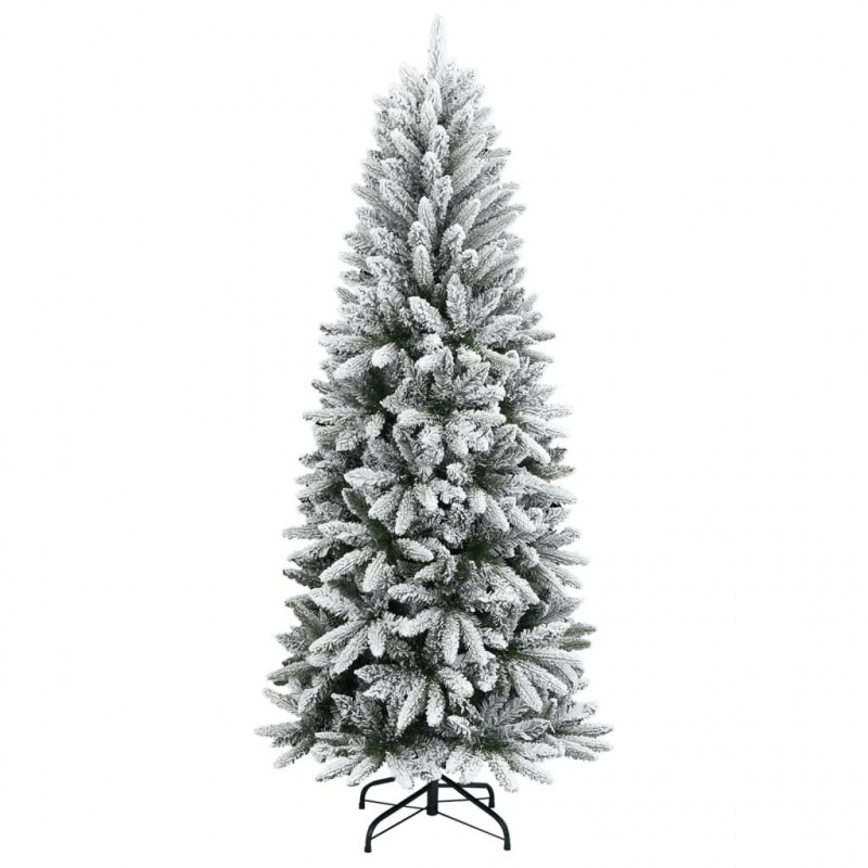 Sztuczna choinka pokryta śniegiem, 210 cm, PVC i PE