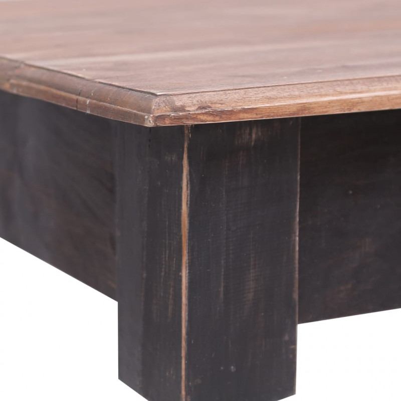 Biurko z 3 szufladami, 117 x 57 x 75 cm, lite drewno mahoniowe