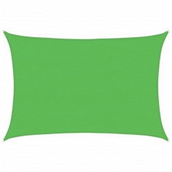Żagiel przeciwsłoneczny, 160 g/m², jasnozielony, 5x6 m, HDPE