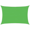 Żagiel przeciwsłoneczny, 160 g/m², jasnozielony, 5x6 m, HDPE