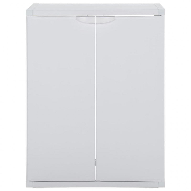 Szafka na pralkę, biała, 68,5x64,5x88 cm, PVC