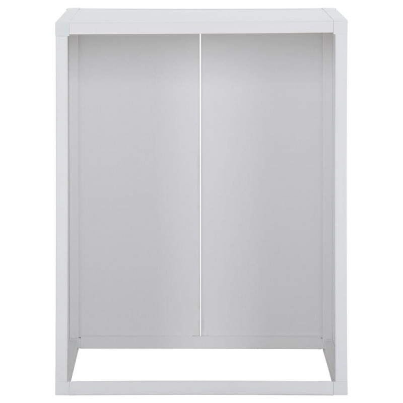 Szafka na pralkę, biała, 68,5x64,5x88 cm, PVC