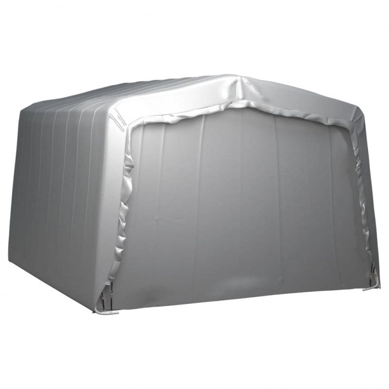 Namiot magazynowy, 370 x 370 cm, stal, szary