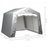 Namiot magazynowy, 300x300 cm, stal, szary