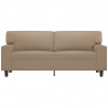 2-osobowa sofa, kolor cappuccino, 140 cm, sztuczna skóra