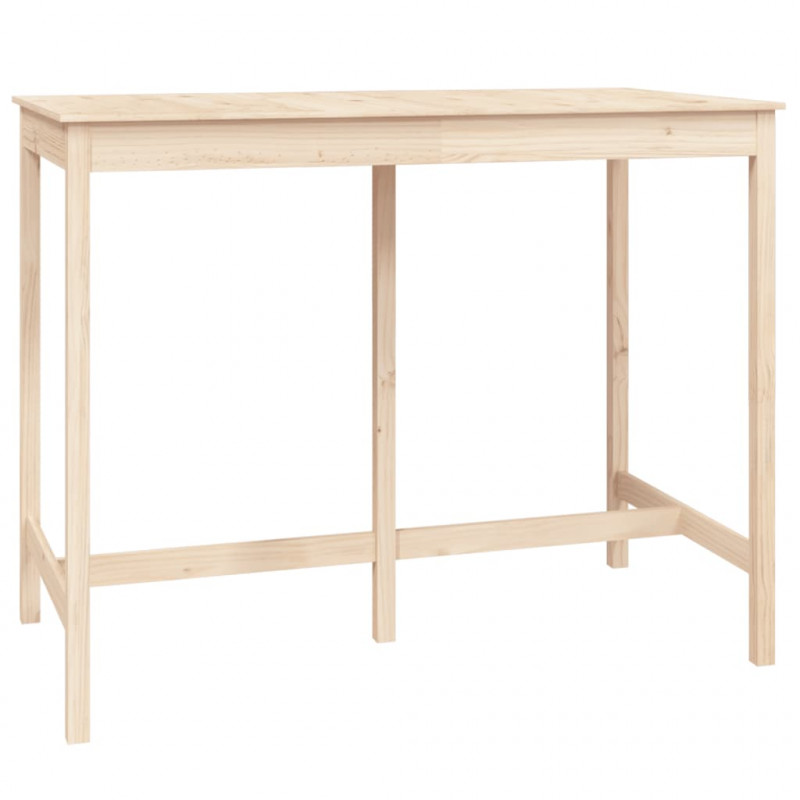 7-cz. zestaw mebli barowych, lite drewno sosnowe