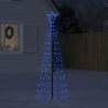 Choinka z lampek, z kołkami, 220 kolorowych LED, 180 cm