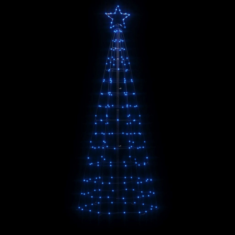 Choinka z lampek, z kołkami, 220 kolorowych LED, 180 cm