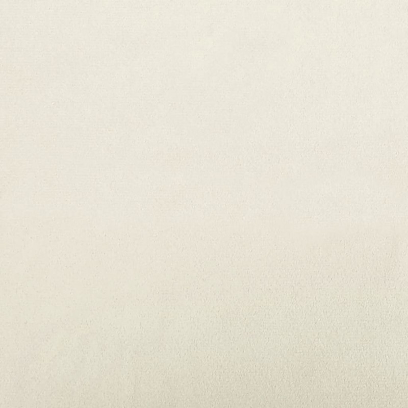 3-częściowy komplet wypoczynkowy, obity aksamitem, kremowa