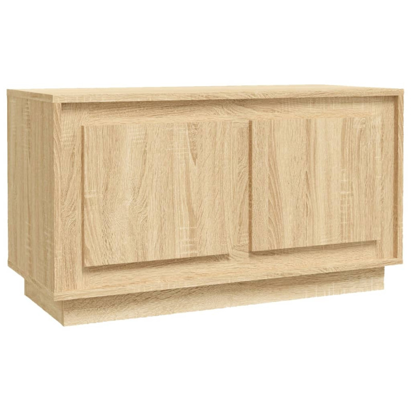 Szafka pod TV, dąb sonoma, 80x35x45 cm, materiał drewnopochodny