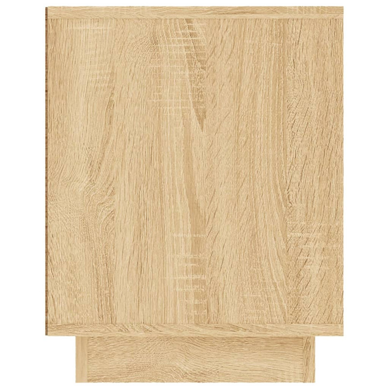 Szafka pod TV, dąb sonoma, 80x35x45 cm, materiał drewnopochodny